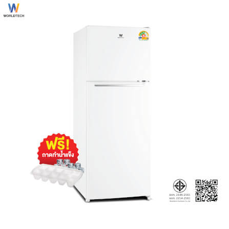 ตู้เย็น 2 ประตู WORLDTECH รุ่น WT-RF138 ขนาด 4.9 คิว ความจุ 138 ลิตร สีขาว_7